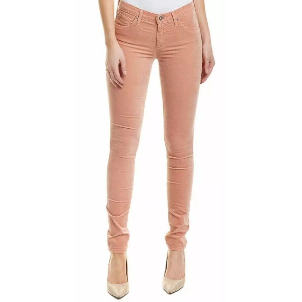 AG Adriano Goldschmied The Legging Super Skinny Pink Pants Womens 25R NEW